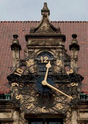 City Hall Clock Detail