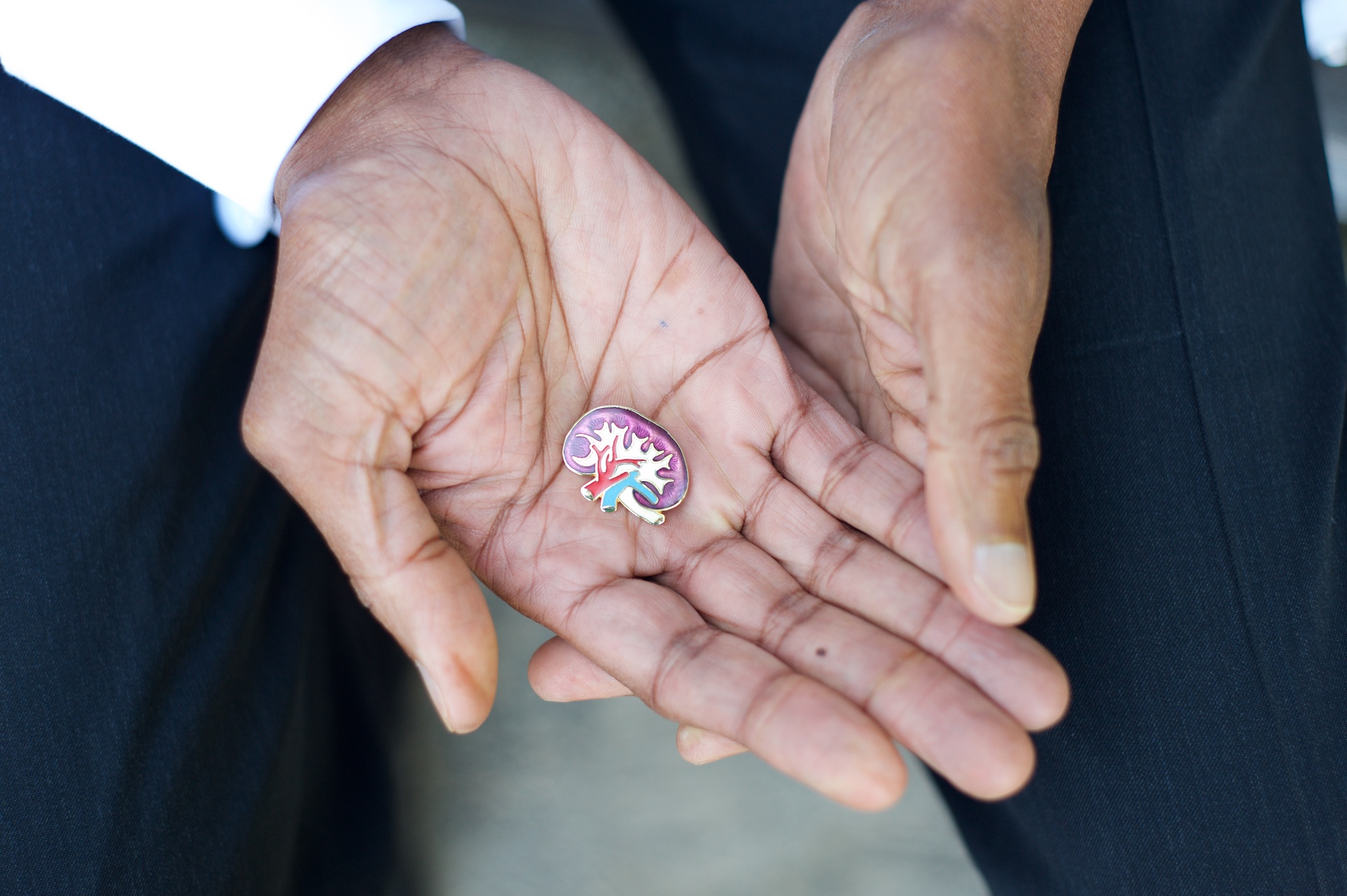Will Ross Holds Renal Model 