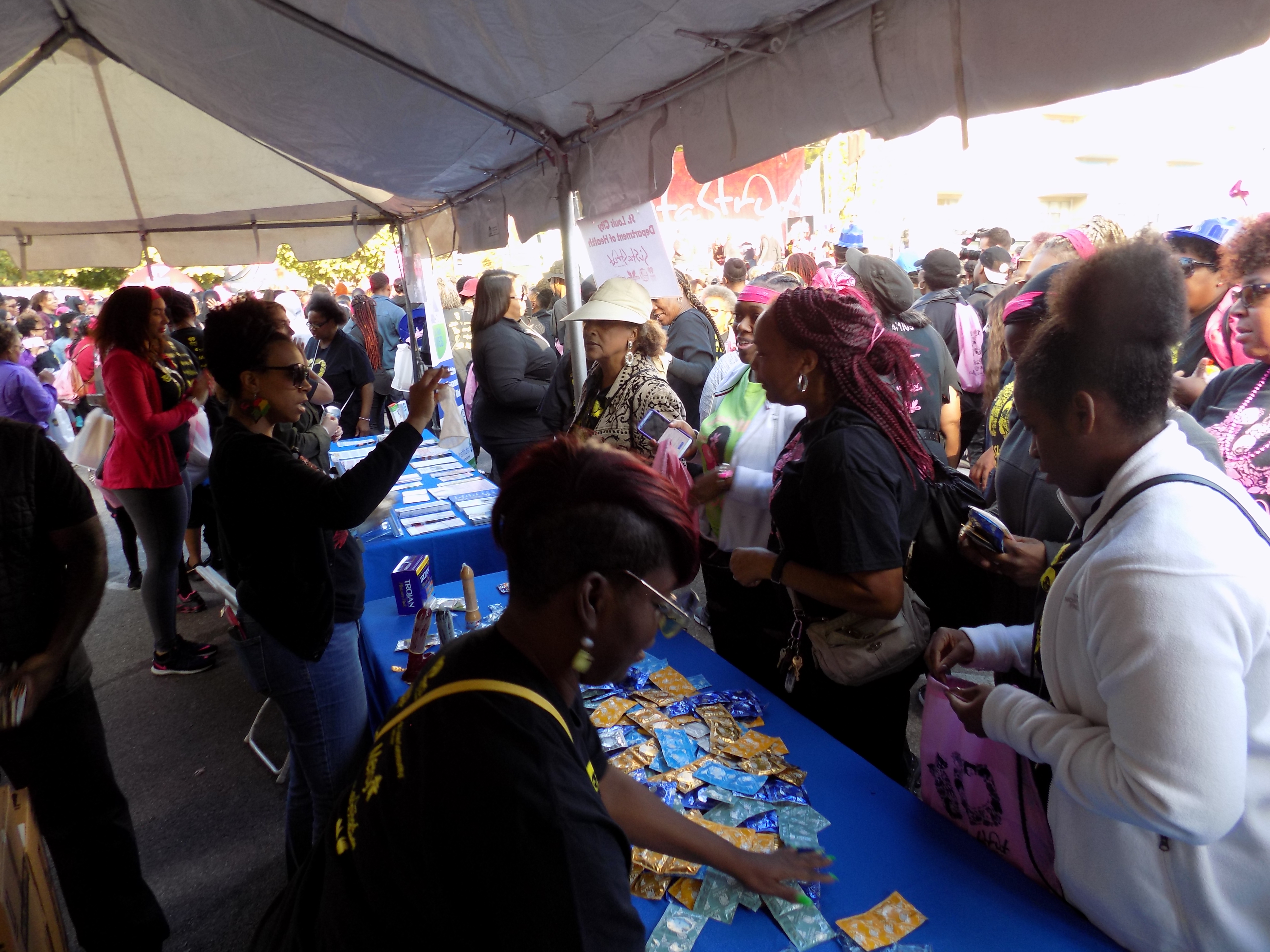 DOH staff discuss the importance of practicing safe sexual experiences