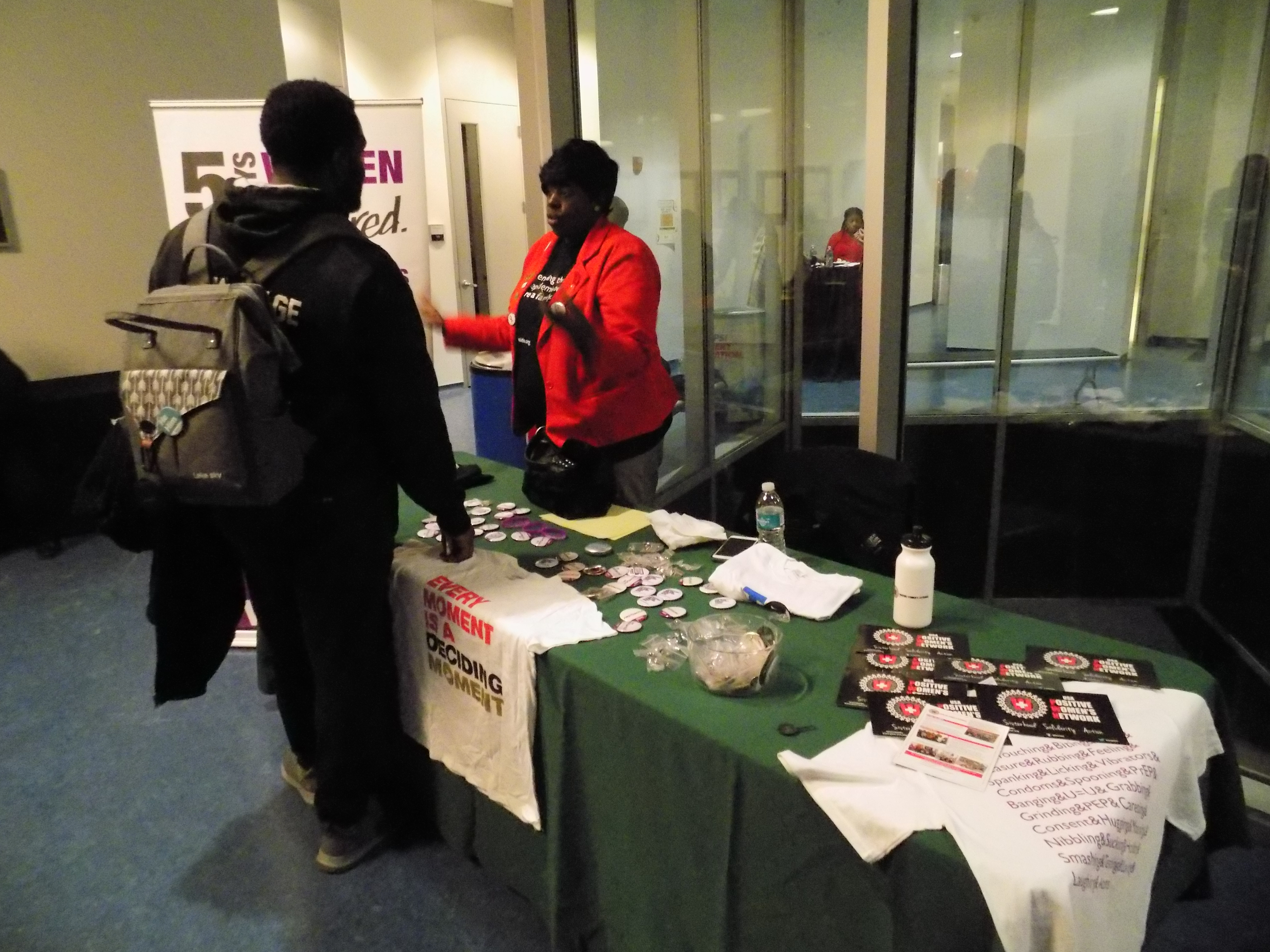 The Positive Women’s Network USA helped spread the message of empowering women.