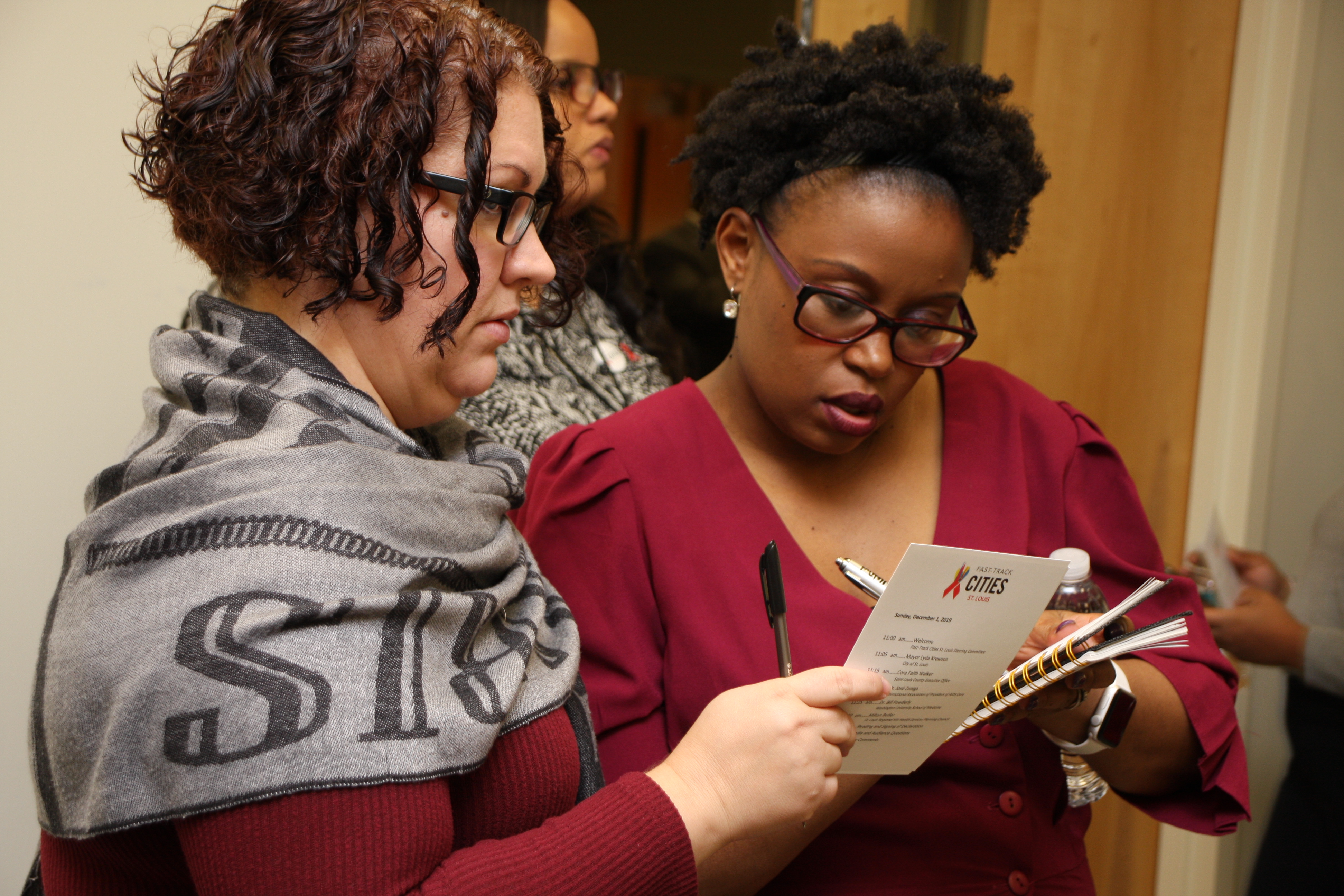 Drs. Mati Hlatshwayo and Hillary Reno are two key community partners in the Fast-Track Cities St. Louis initiative