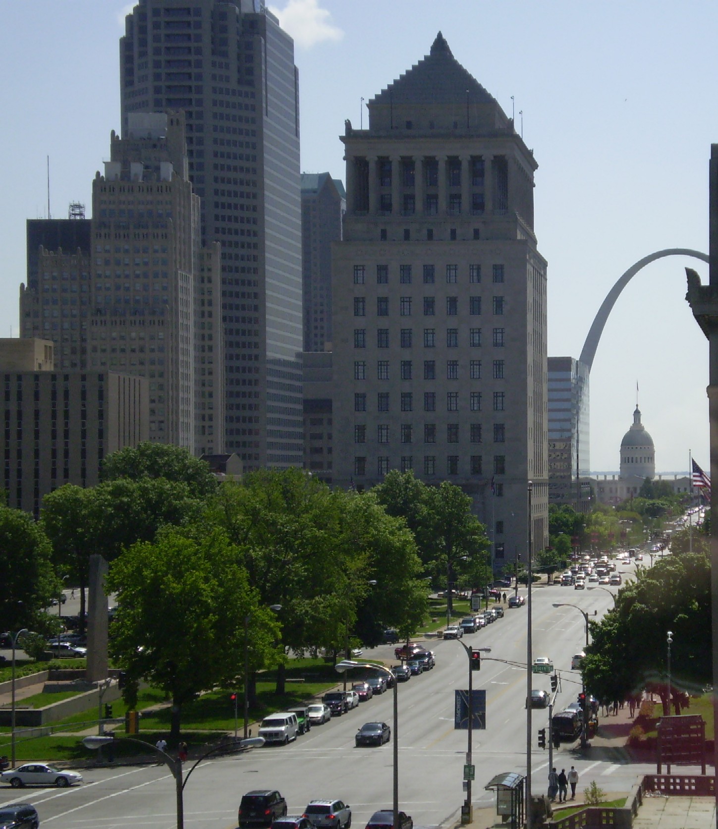 View down Market toward Arch