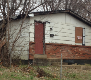 Dilapidated building