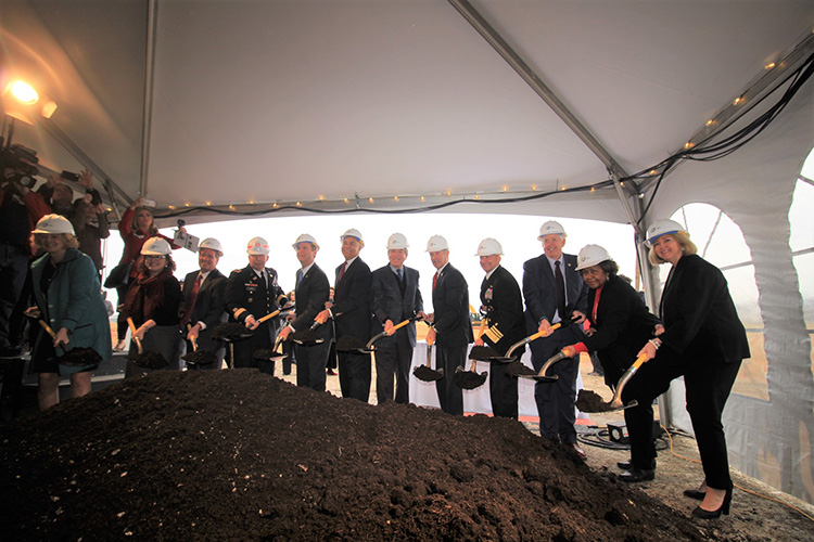 NGA groundbreaking ceremony with Mayor Krewson