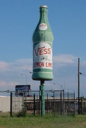 Vess Bottle Sign