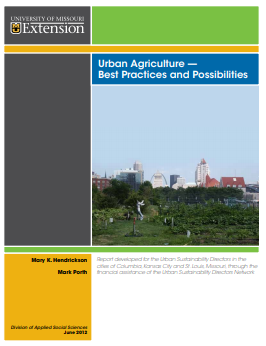 Thumbnail of the Urban Agriculture Report Cover