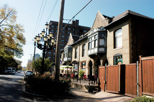 Businesses along Euclid