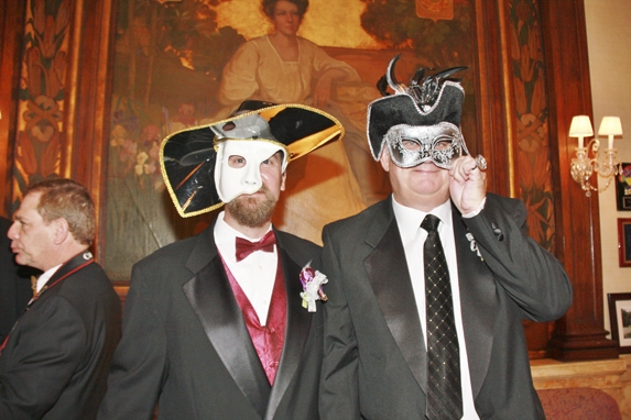 Revelers at the VIP Reception