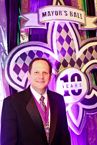 Mayor Slay at the 2012 Mardi Gras Ball.