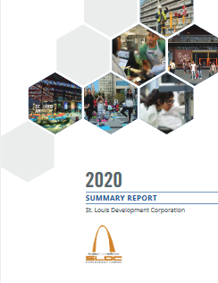 Honeycomb pattern displaying images of 2020 projects