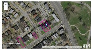 Map shows nearby LRA properties