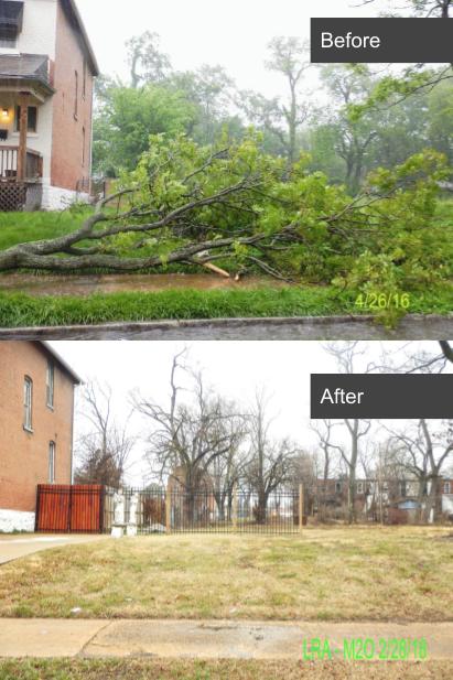 before and after of 5141 Ridge