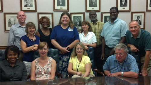 BPS employees Jeanne Davis' milestone 40th anniversary with the City.