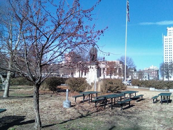 Designated smoking area at City Hall effective Jan. 3, 2011. 